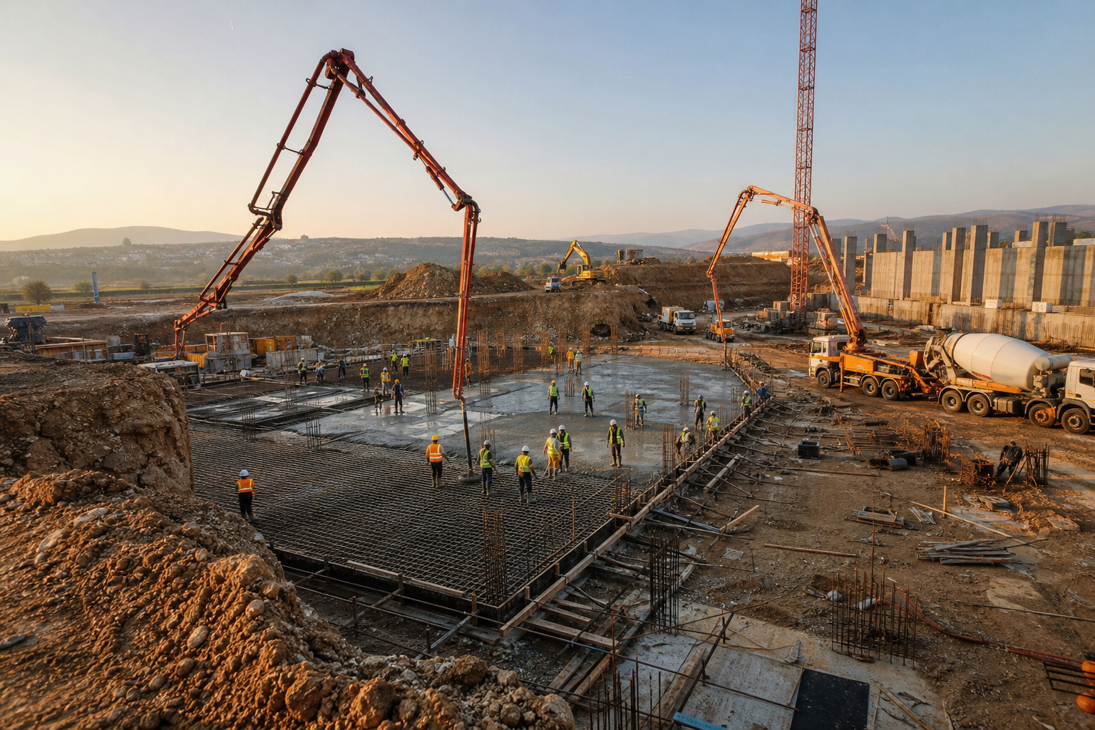 Pebblewood civil works and foundation execution