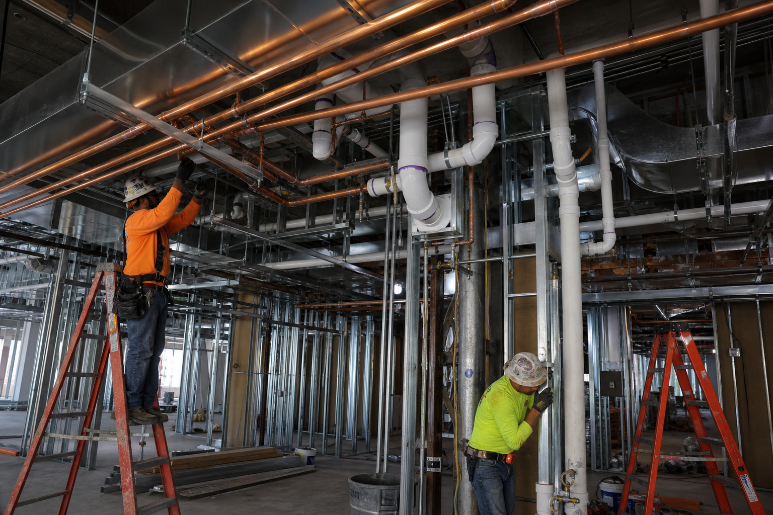 Pebblewood plumbing and MEP installation